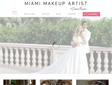 Tablet Screenshot of miamimakeupartist.com